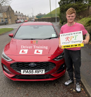 Driving test pass in Halifax – Ty Moyers from Ovenden