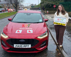 Driving test pass in Halifax – Shannon Keating from Sowerby Bridge