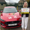 New driver celebrating passing their test in Halifax