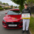 Pellon learner happy at passing his test in halifax